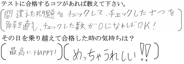 受験生版サバイバルテスト